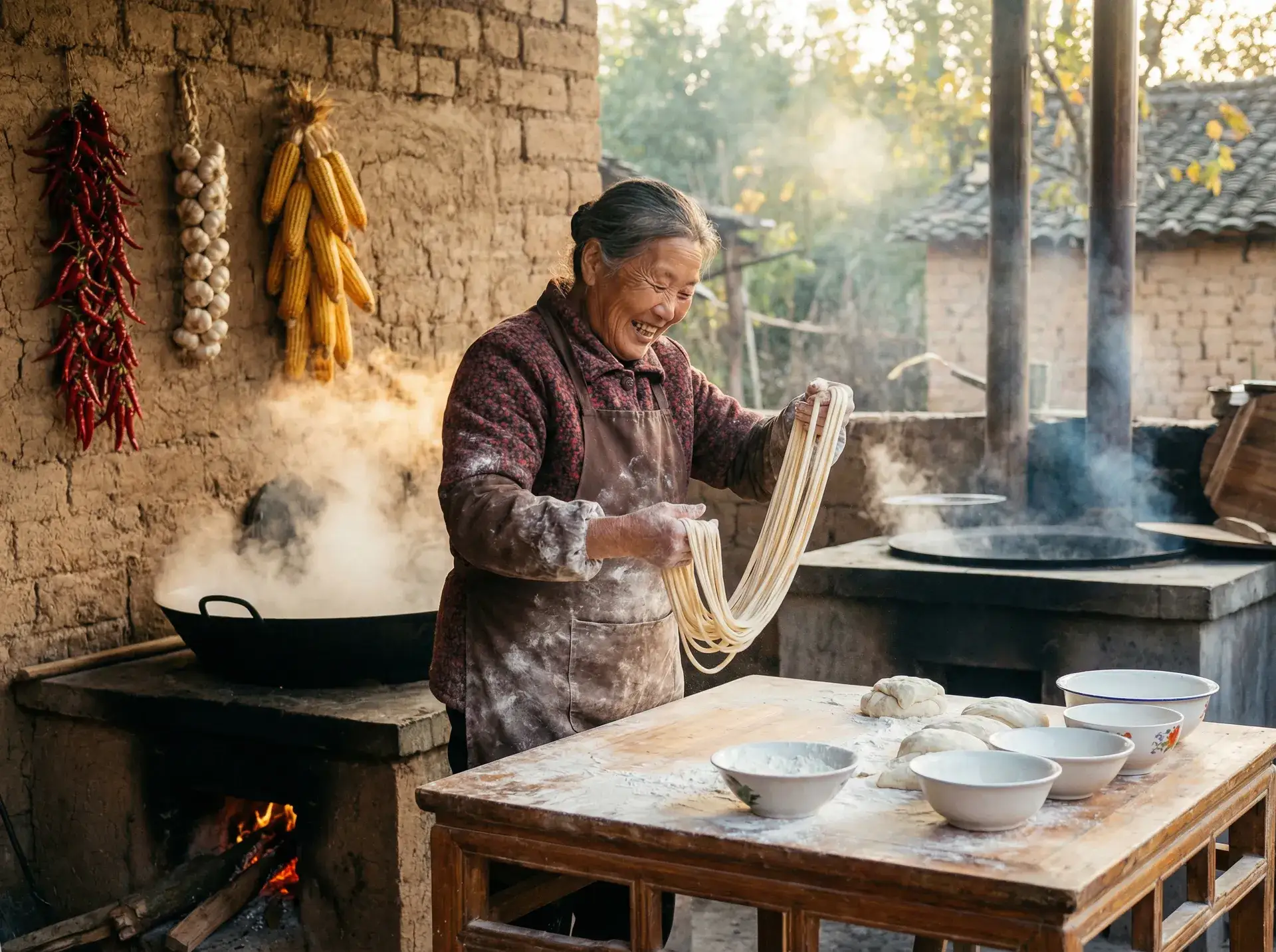 农家大嫂手擀面 - 色情成人电影 乡村美食